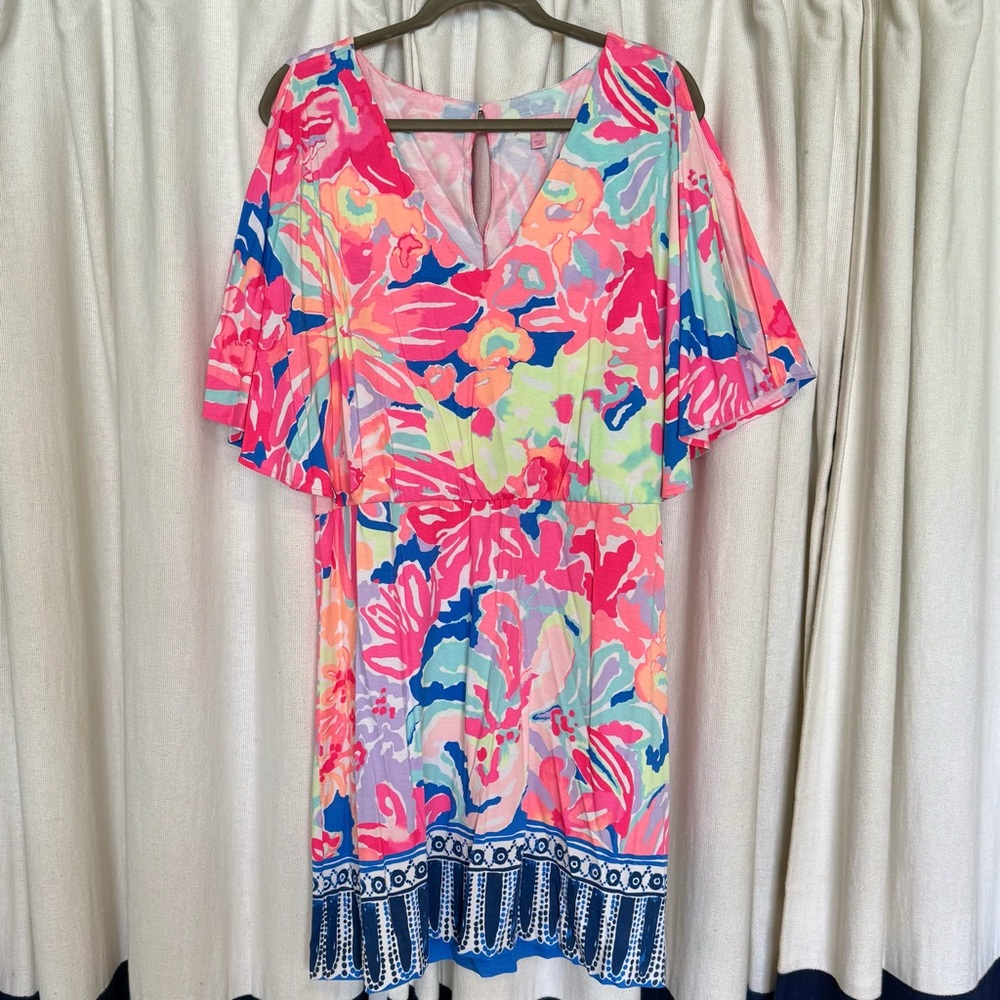 Lilly Pulitzer | Vibrant Floral Dress | Size XL